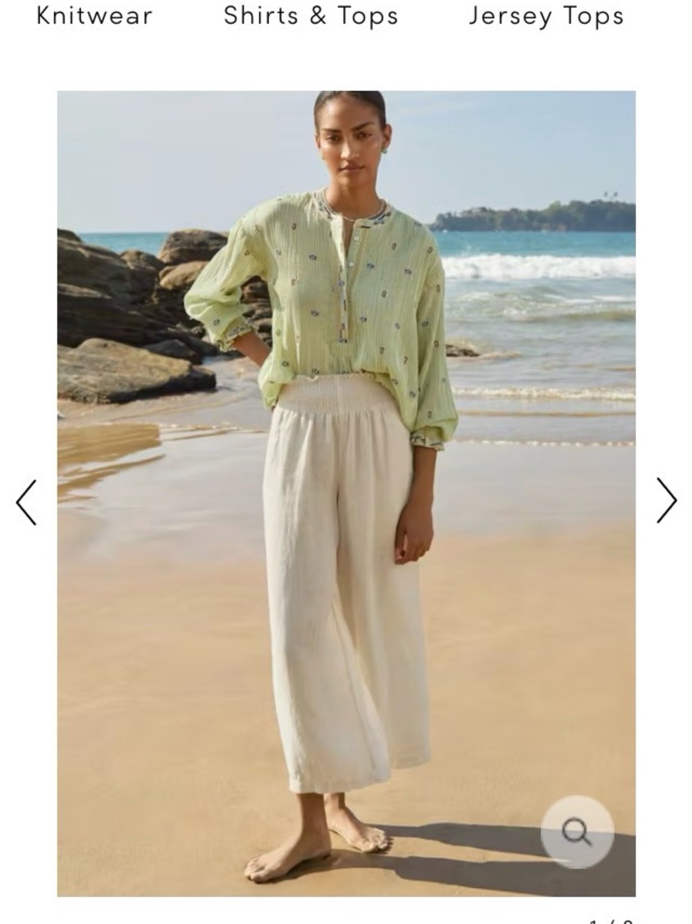 Wrap London linen culottes